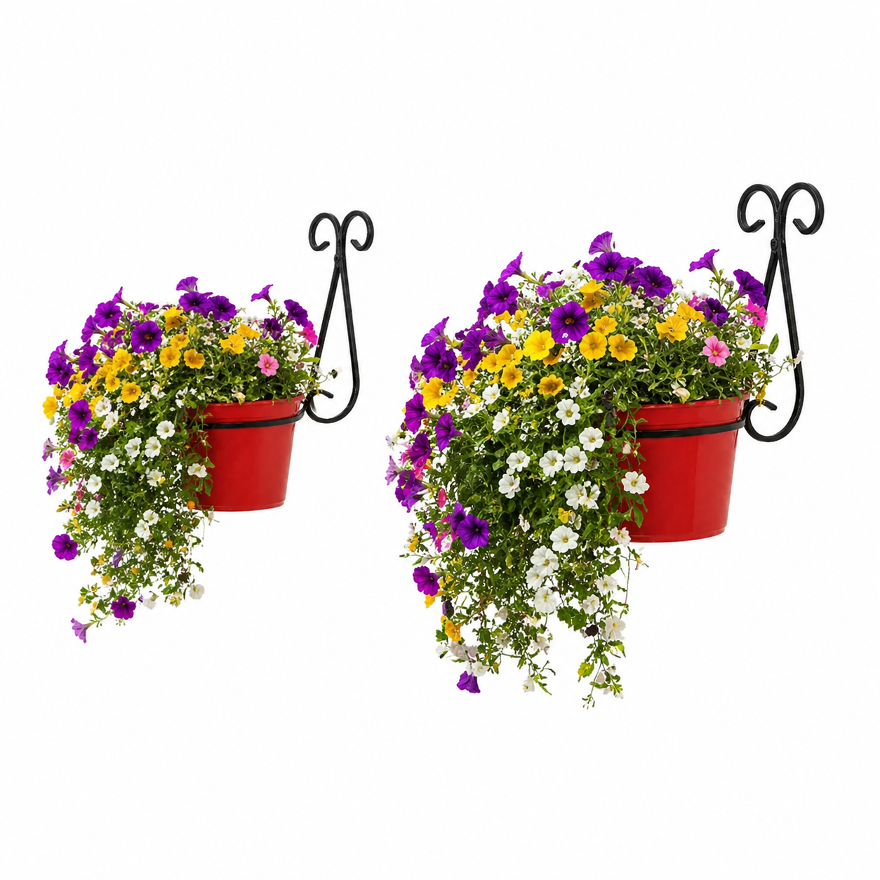 Criss Cross Wall Planter Set (2 Pieces) for Balcony & Garden