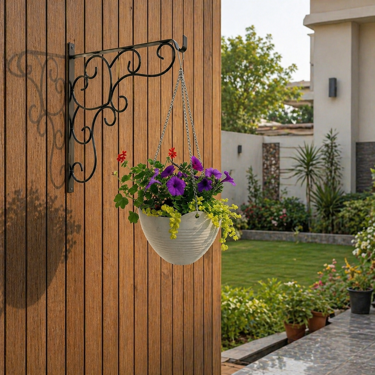 Wall Hanging Planter Bracket – Metal Plant Hook
