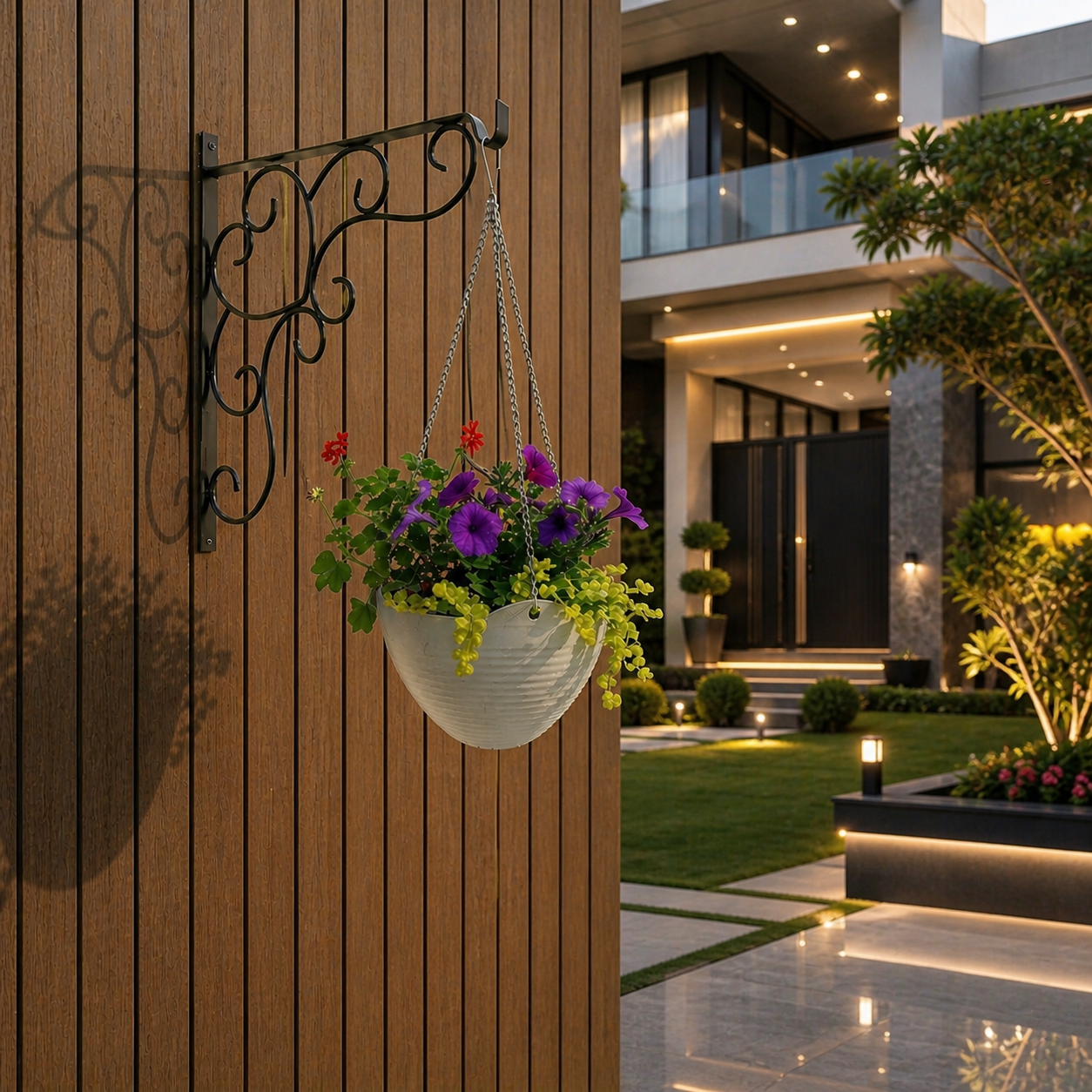 Wall Hanging Planter Bracket – Metal Plant Hook