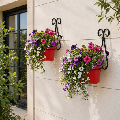 Criss Cross Wall Planter Set