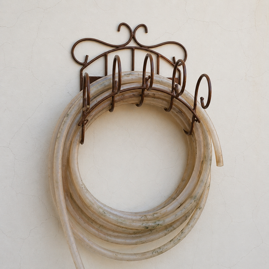 Water Hose Pipe Hanger 70 ft – Wall Mounted Garden Hose Holder