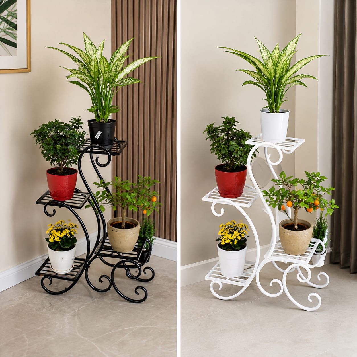 4-Tier Metal Flower Stand - alternate view